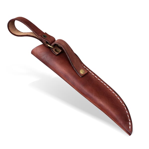BPS Knives Læderskede til SH06 Brun Universalkniv