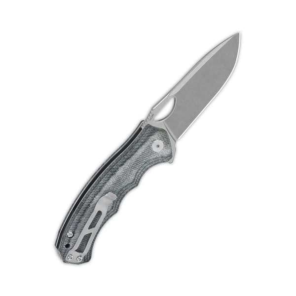 QSP Knife Gorilla QS153-B1 Foldekniv Stonewashed 14C28N Denim Micarta