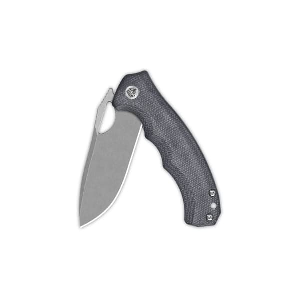 QSP Knife Gorilla QS153-A1 Fällkniv Stentvättad 14C28N Svart Micarta