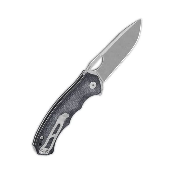 QSP Knife Gorilla QS153-A1 Fällkniv Stentvättad 14C28N Svart Micarta