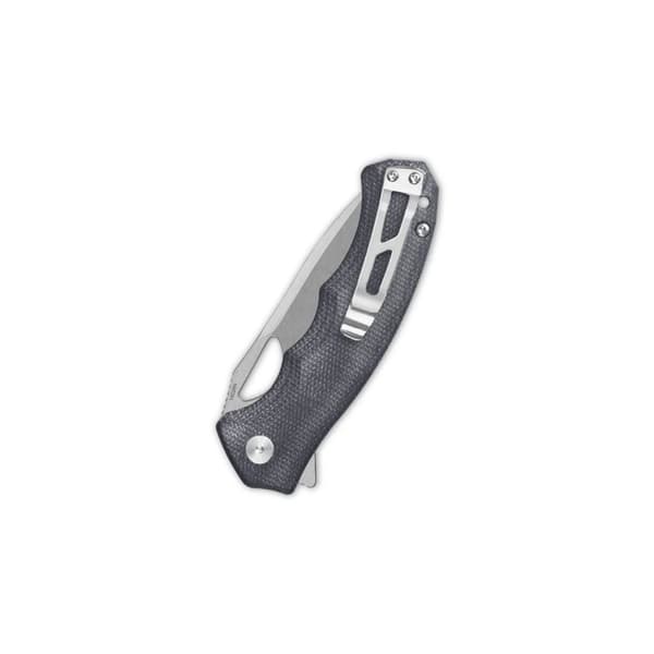 QSP Knife Gorilla QS153-A1 Fällkniv Stentvättad 14C28N Svart Micarta