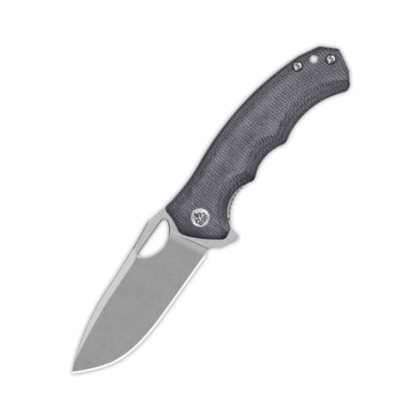 QSP Knife Gorilla QS153-A1 Fällkniv Stentvättad 14C28N Svart Micarta