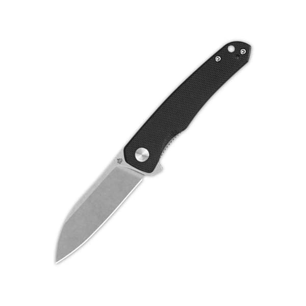 QSP Knife Otter QS140-C1 Foldekniv Stonewashed 14C28N Sort G10