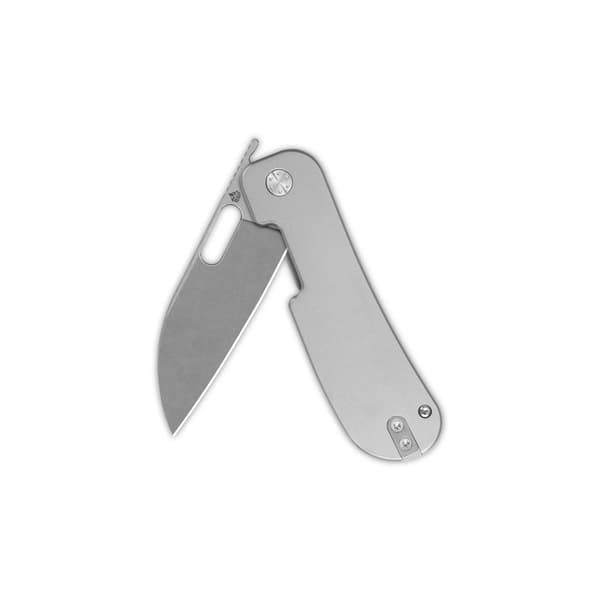 QSP Knife Variant PE Fällkniv QS154-E Stentvättad 14C28N Titan av Jacob Lundquist