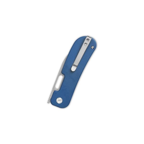 QSP Knife Variant PE Fällkniv QS154-C Stentvättad 14C28N Blå Micarta av Jacob Lundquist