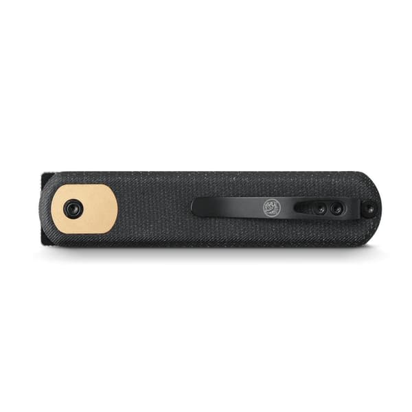 Vosteed Corgi Trek Lock Black 14C28N Black Micarta fällkniv CG3S05