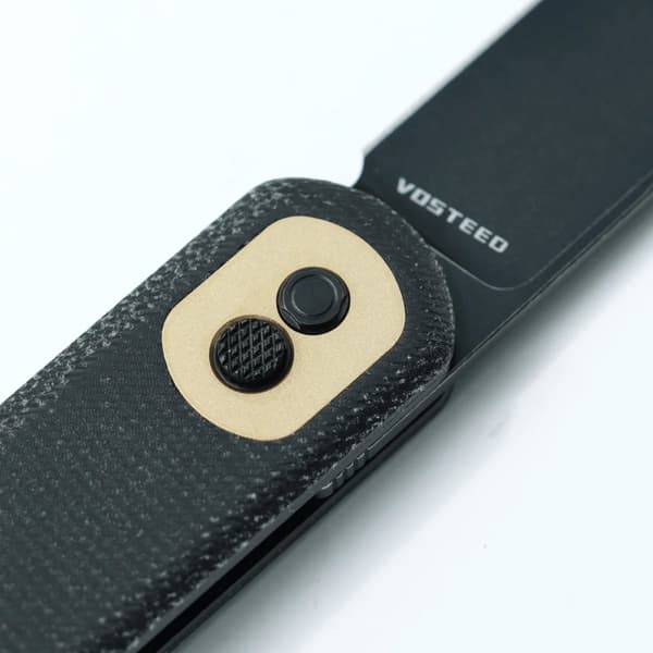 Vosteed Corgi Trek Lock Black 14C28N Black Micarta fällkniv CG3S05