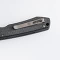 Miniatyrbillede 4 af 8: Foldekniv Vosteed Raccoon Knaplås Satin 14C28N Sort Micarta RC3SVM2