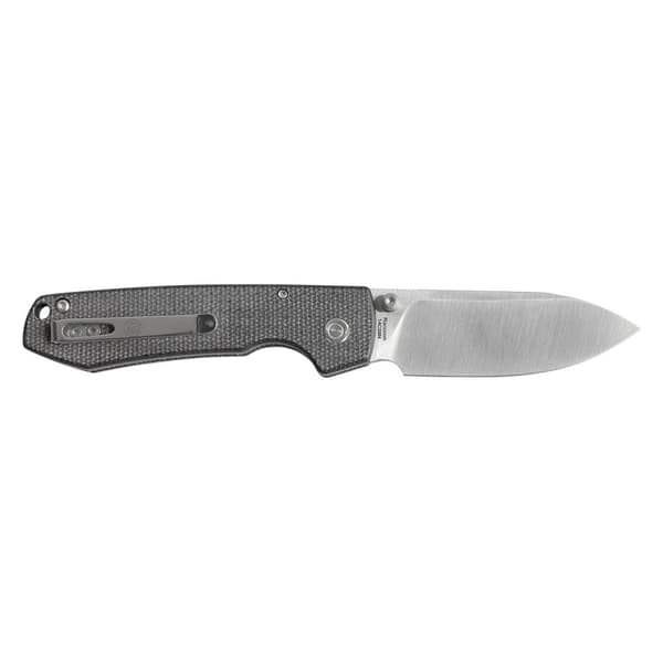 Foldekniv Vosteed Raccoon Knaplås Satin 14C28N Sort Micarta RC3SVM2