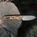 Miniatyrbillede 2 af 11: Foldekniv Vosteed Raccoon CB Crossbar Lock Satin Nitro-V PEI A0531