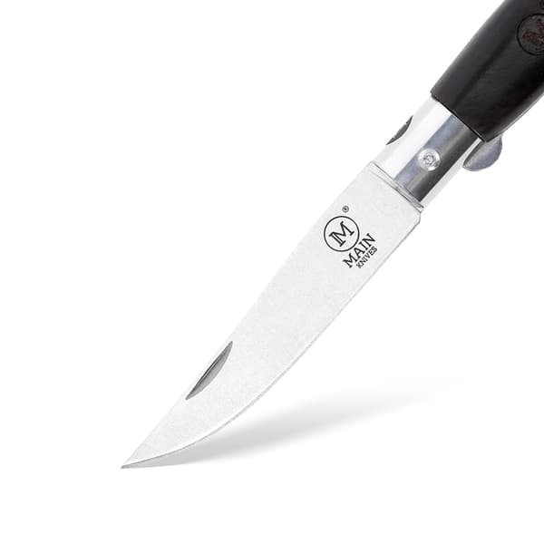 MAIN Knives Italian Line 10003 Trailing Point 440A Fällkniv i Ebenholtsträ
