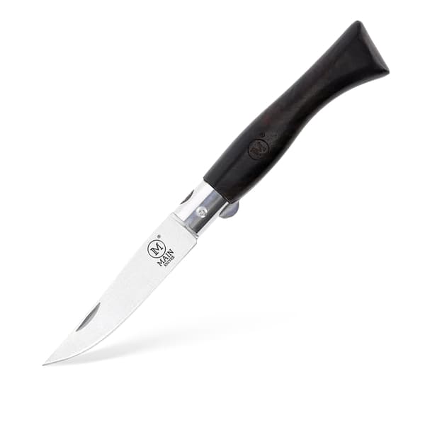 MAIN Knives Italian Line 10003 Trailing Point 440A Fällkniv i Ebenholtsträ