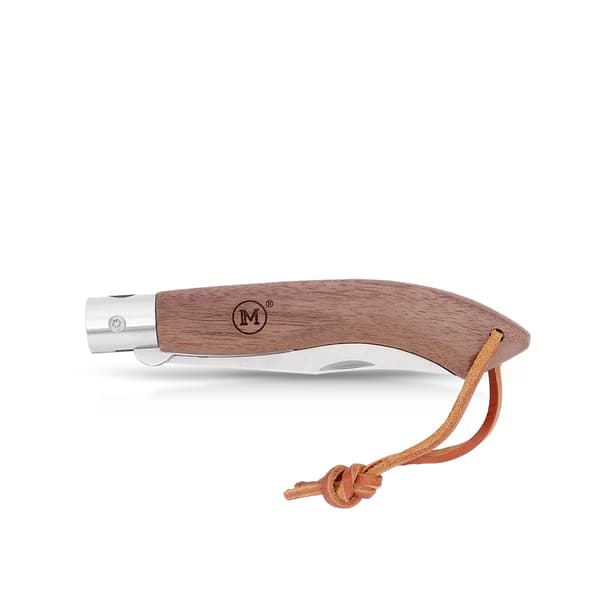 HOVEDKNIVE American Line 8000 Clip Point 440A Foldekniv i Valnøddetræ