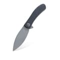 Miniatyrbild 1 av 5: Trollsky Knives Mandu Black Micarta Fällkniv | Mörk pärlsprängning D2