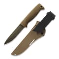 Pikkukuva 1 / 4: Peltonen Knives M07 Ranger Puukko Sissipuukko FJP126 -veitsi, 80CrV2-terästä, Cerakote FDE -pinnoite, Coyote TPE -kahva, Coyote-komposiittituppi