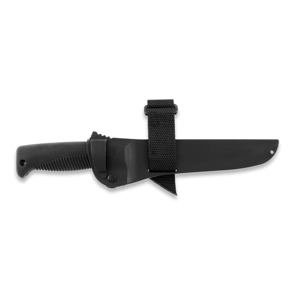 Peltonen Veitset M95 Ranger Puukko Sissipuukko FJP144 Veitsi 80CrV2 Teräs Musta TPE Kahva Musta Komposiitti Tuppi
