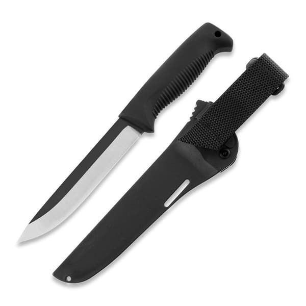 Peltonen Veitset M95 Ranger Puukko Sissipuukko FJP144 Veitsi 80CrV2 Teräs Musta TPE Kahva Musta Komposiitti Tuppi