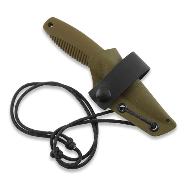 Peltonen Knives M23 Ranger Cub FJP306 Kniv 80CrV2 Stål Coyote TPE Håndtag Coyote Kydex Skede