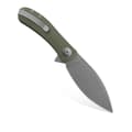 Miniatyrbild 4 av 8: Trollsky Knives Mandu XL Liner Lock Dark Bead Blast D2 OD Grön G10 Fällkniv