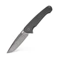 Miniatyrbillede 1 af 6: MK Knives & Tools Ingeni Full Black Foldekniv | PVD Stonewashed CPM-S90V PVD Stonewashed Titanium Flipper Stellås