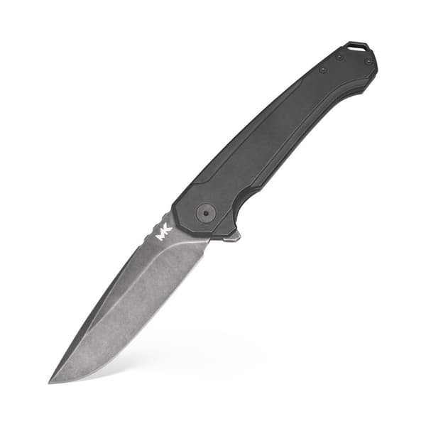 MK Knives & Tools Ingeni Full Black Foldekniv | PVD Stonewashed CPM-S90V PVD Stonewashed Titanium Flipper Stellås