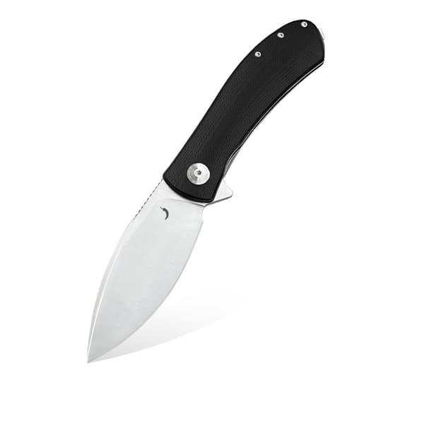 Trollsky Knives Mandu XL Liner Lock Satin D2 Svart G10 Fällkniv
