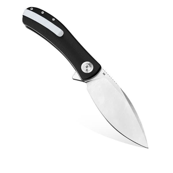 Trollsky Knives Mandu XL Liner Lock Satin D2 Svart G10 Fällkniv