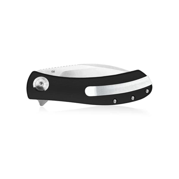 Trollsky Knives Mandu XL Liner Lock Satin D2 Svart G10 Fällkniv