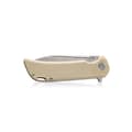 Miniatyrbillede 3 af 4: Petrified Fish Tunny PFB05 BRMS Satin 14C28N Brun Micarta Foldekniv