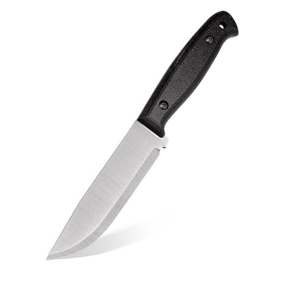 BPS Knives Adventurer Noar -retkiveitsi tulensytyttimellä - Rajoitettu erä | 1066 Teräksinen musta Micarta-tuppi, musta nahka
