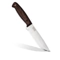 Miniatyrbild 6 av 7: BPS Knives Adventurer Vanera Expeditionskniv med Tändstål - Begränsad Upplaga | 1066 stål Wenge trä svart läderslida