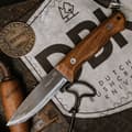 Miniatyrbillede 9 af 11: BPS Knives Bushmate 2.0 fra DBK Bushcraft-kniv med læderskede og optændingskniv