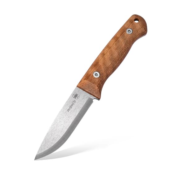 BPS Knives Bushmate 2.0 fra DBK Bushcraft-kniv med læderskede og optændingskniv