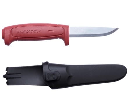 Morakniv BASIC 511 -veitsi - hiiliteräs - punainen