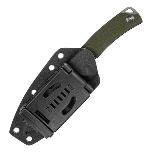 Shiori 撓 Midori No-Shi - 10Cr15CoMov terästä, täyspitkä metsästys-/taktinen veitsi, kivipesty