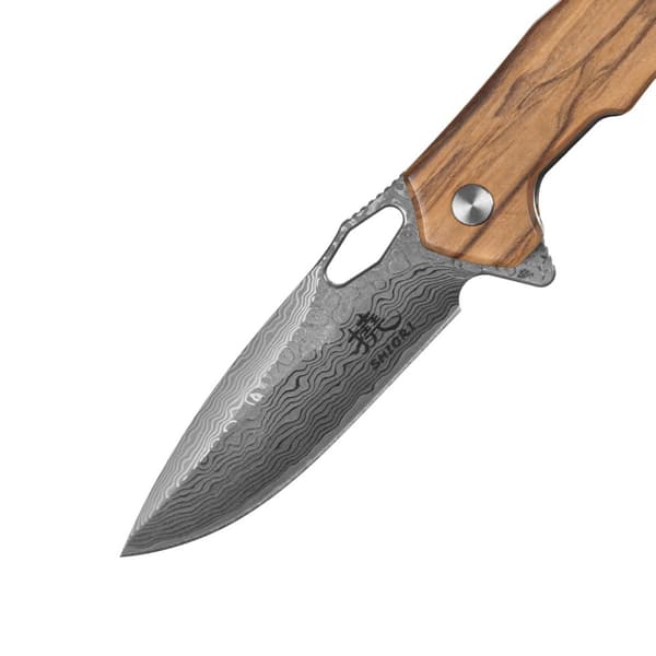 Shiori 撓 Orību No-Shi - Damaskus stål jagtkniv