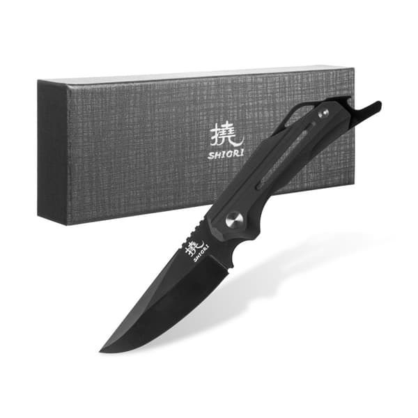 Shiori 撓 Daichi Kuro - PVD-pinnoitettu 10Cr15CoMov-teräksinen metsästysveitsi