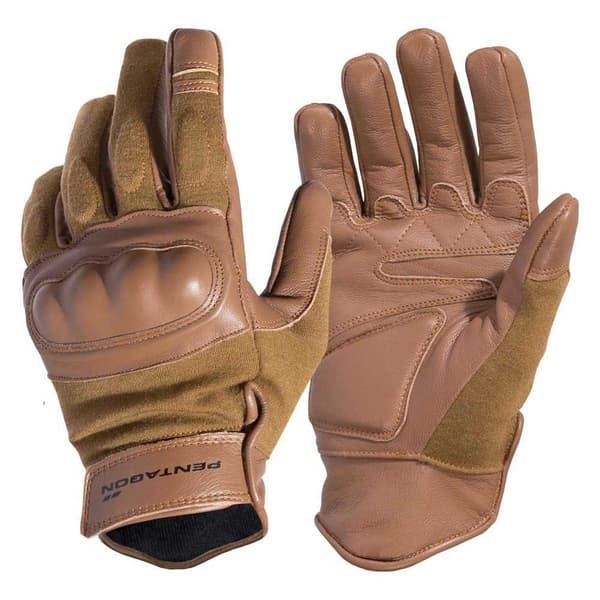 Pentagon Lange Handsker Storm Tactical Brun L