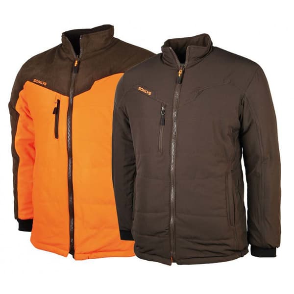 Somlys Vendbar Jakke Thermo Hunt Grøn,Orange 3XL