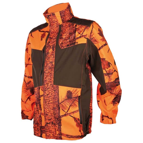 Somlys Jakke Softshell Brun,Orange M