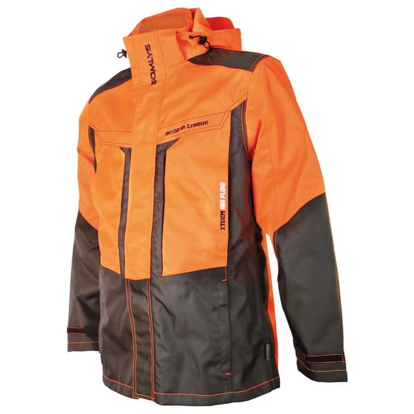 Somlys Jakke Intraque Orange,Sort 3XL