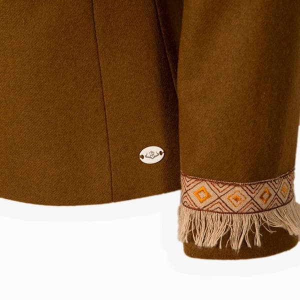 Pasion Morena Hjortebroderet Jakke Brun XL