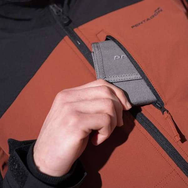 Pentagon Jakke Elite Light Softshell Rød M