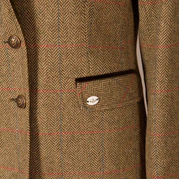 Pasion Morena Velvet Blazer Tweed Grøn XL