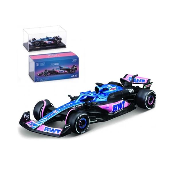 ALPINE F1 A523 TEAM BWT ALPINE 31 ESTEBAN OCON 2023 (PREMIUM FÖRPACKNING MED HJÄLM)