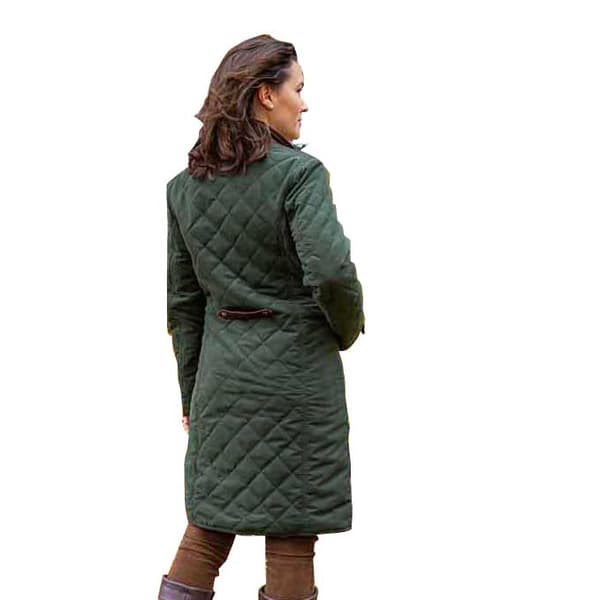 Baleno Audrey Fashionable Quilted Frakke Grøn M