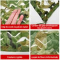 Miniatyrbild 3 av 4: TD1 bit Kamouflage Shade Mesh 4x6m 150D Jungle Camouflage Kamouflage Mesh Mountain Greening Shade Mesh Krypterad CS-dekoration