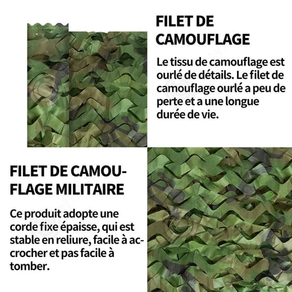 INN Kamouflagenät 6x4m militärt kamouflagenät förstärkt kamouflagenät militärt förstärkt kamouflagenät jungl