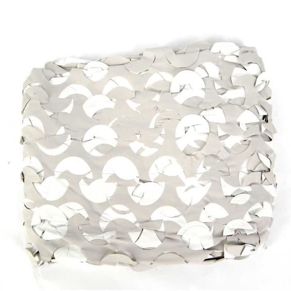 Kamouflagenät - Camo-system - DECO Pro CRAZY White 2,4m x 3m - Vattentätt och mögelbeständigt
