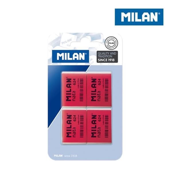 Gummi - Milano - Nata 624 - Mjuk - Icke-slipande - 4 stycken